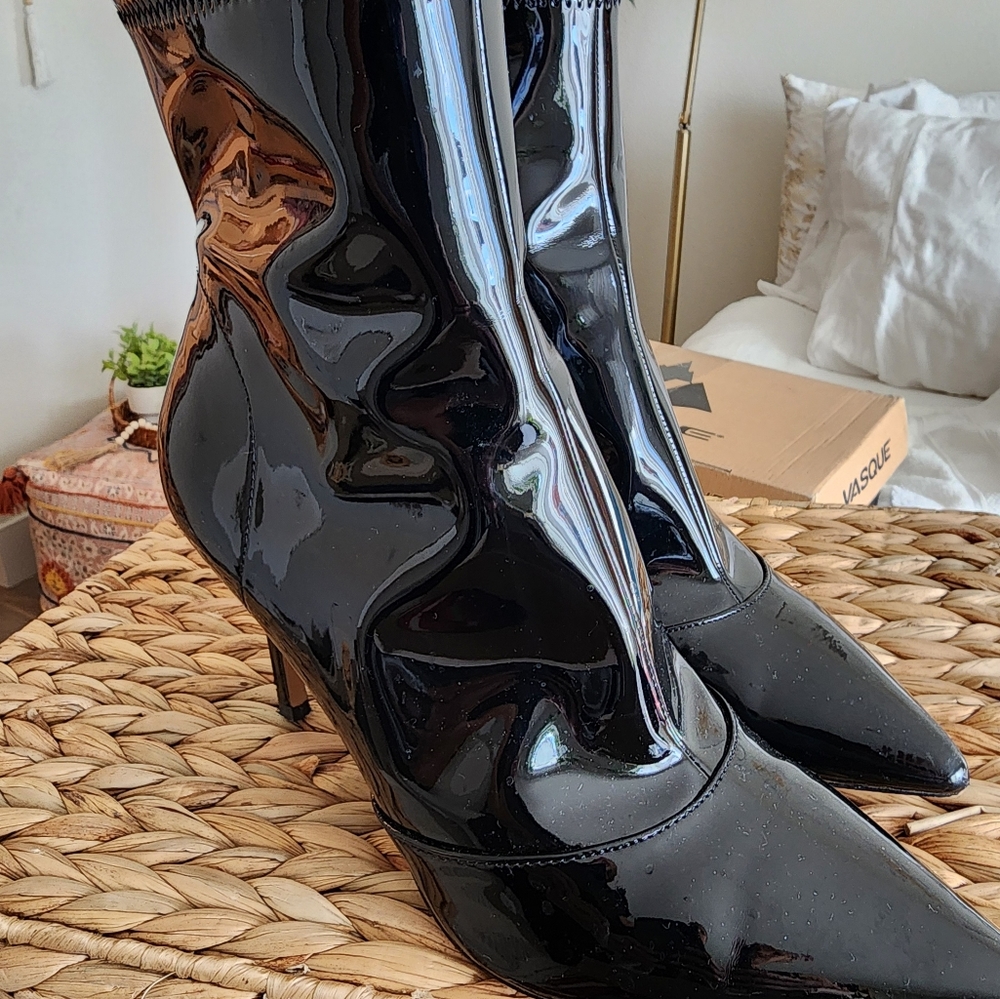 Patent Booties - Picture 7 of 9